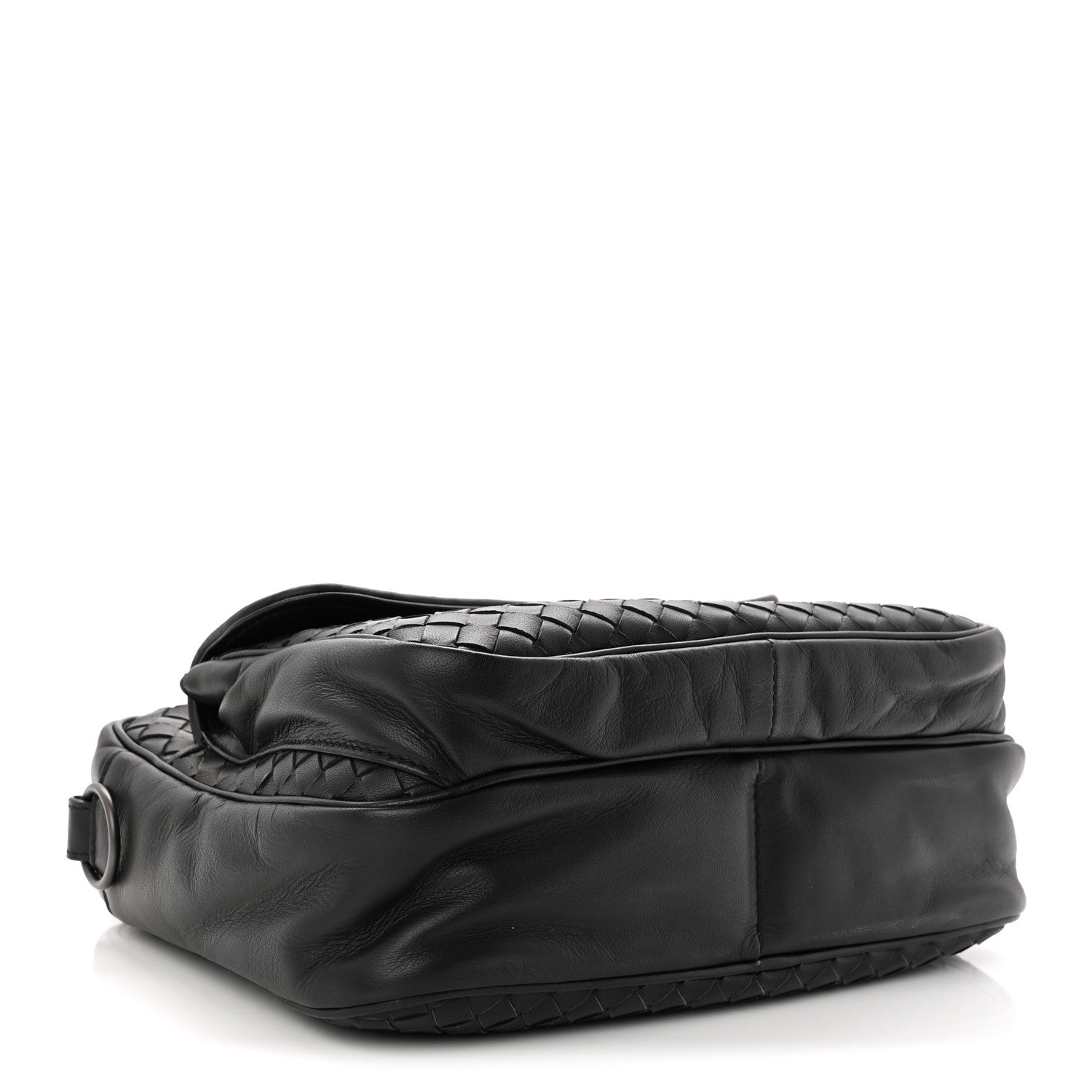 Bottega Veneta Nappa Intrecciato Messenger Bag Black 4 of 10