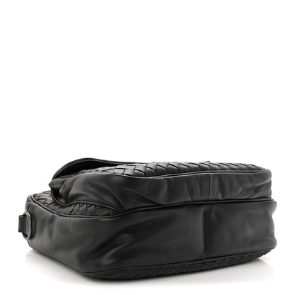 Bottega Veneta Nappa Intrecciato Messenger Bag Black 4 of 10