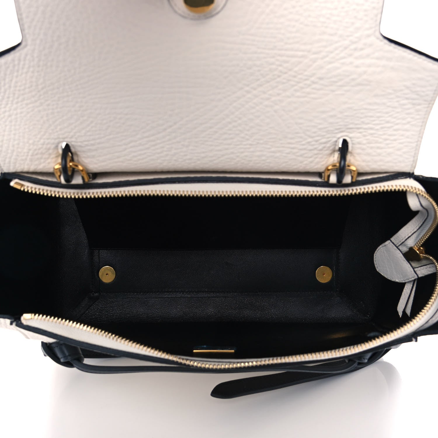 Celine Elephant Calfskin Mini Belt Bag White 5 of 15