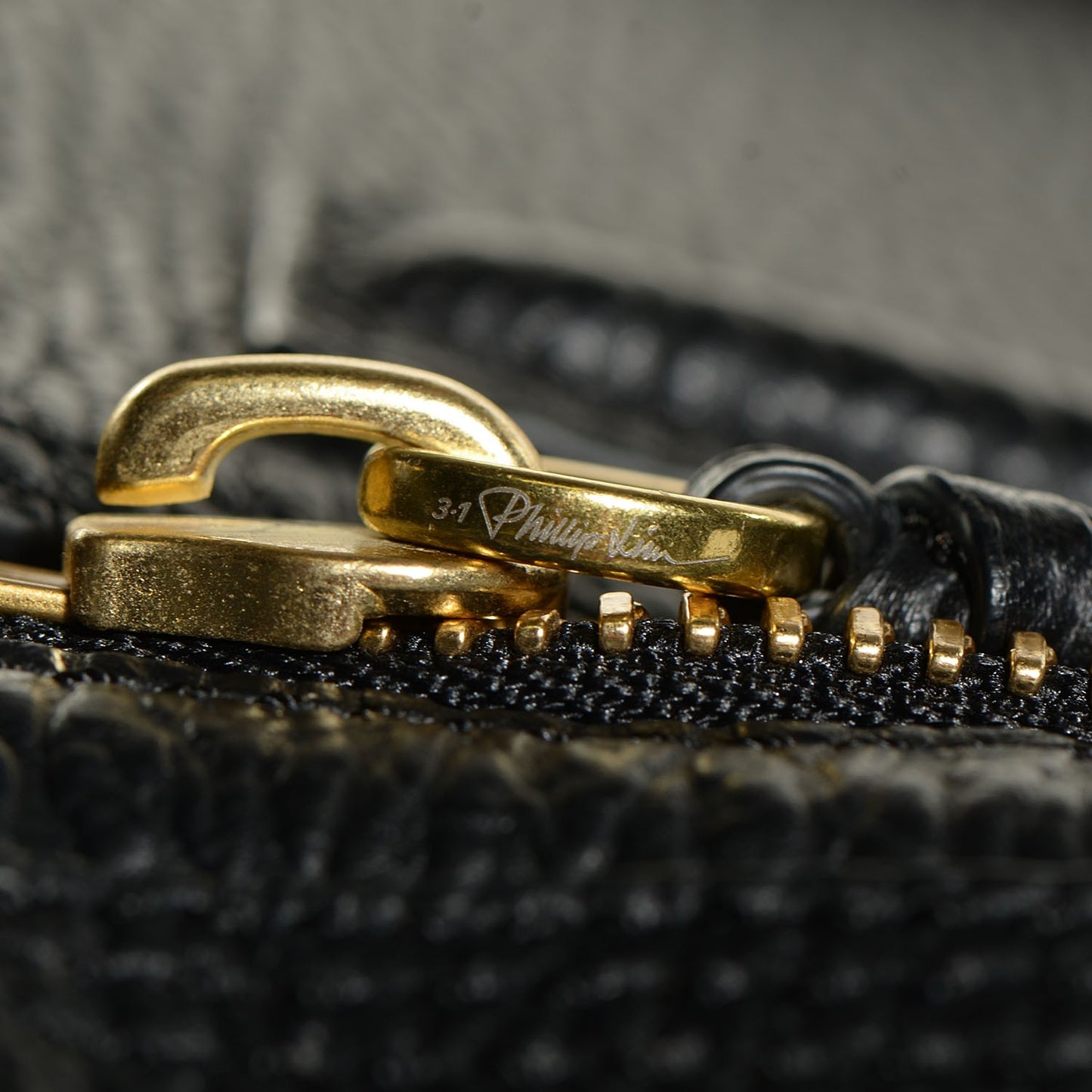 3.1 Textured Calfskin Medium Pashli Satchel Black