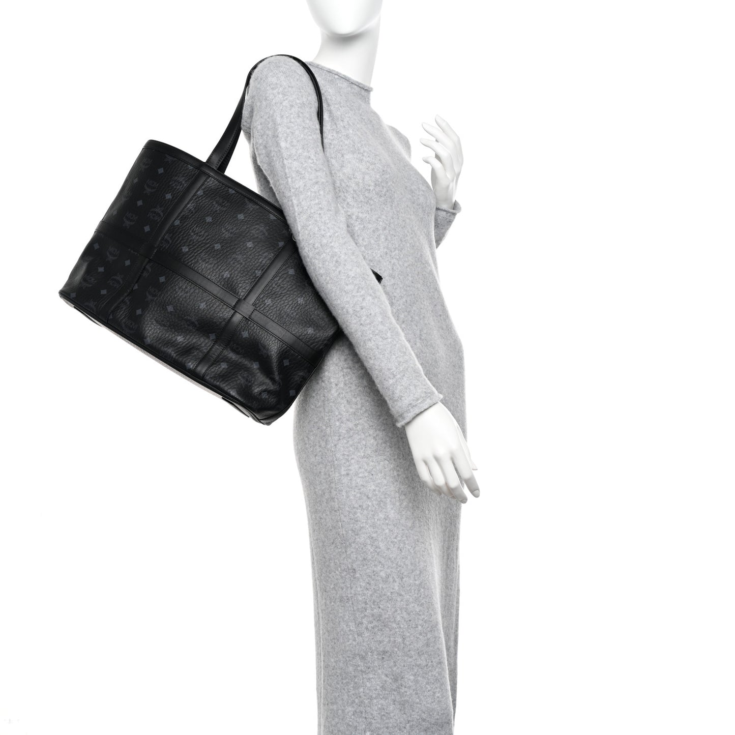 Visetos Medium Delmy Shopper Tote Black