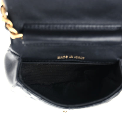 Chanel Calfskin Quilted Mini Coco Mail Clutch with Chain Black 7 of 11