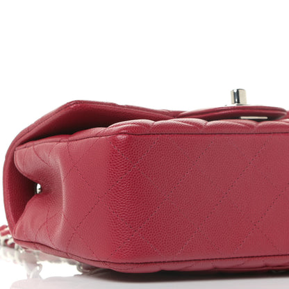 Chanel Caviar Quilted Mini Rectangular Flap Red 9 of 12