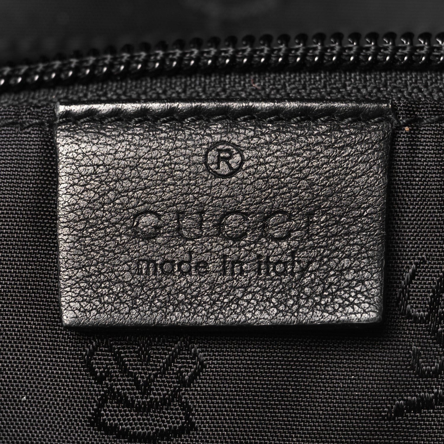 Gucci Guccissima Medium Classic Backpack Black 6 of 11