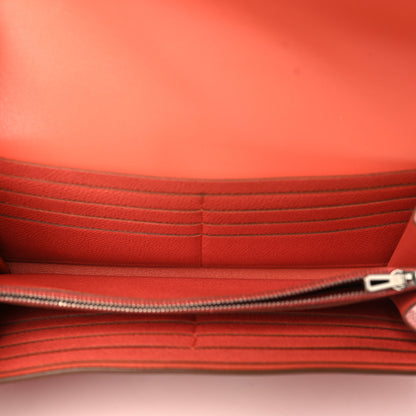 Hermes Epsom Constance Long Wallet Flamingo 5 of 8