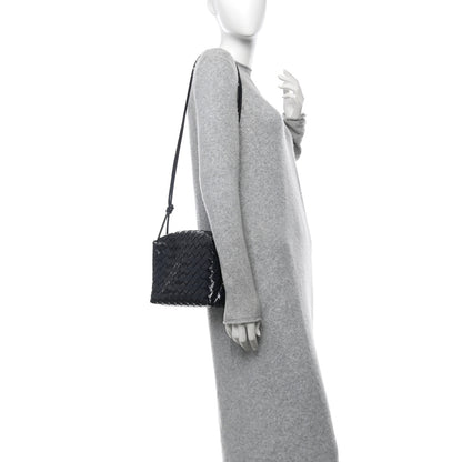 Bottega Veneta Polished Nappa Intrecciato Knot Small Loop Camera Bag Space 2 of 9