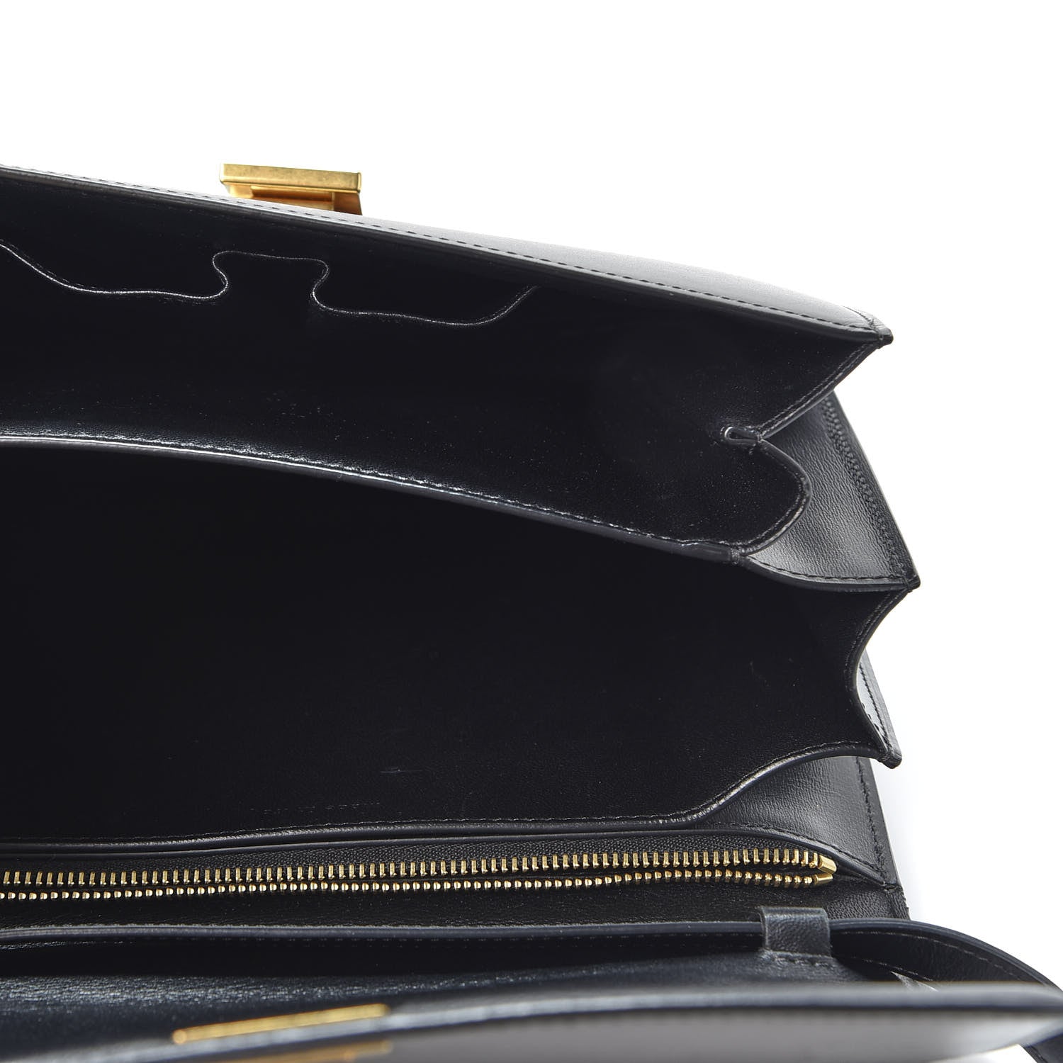 Celine Box Calfskin Medium Classic Box Flap Bag Black 4 of 9