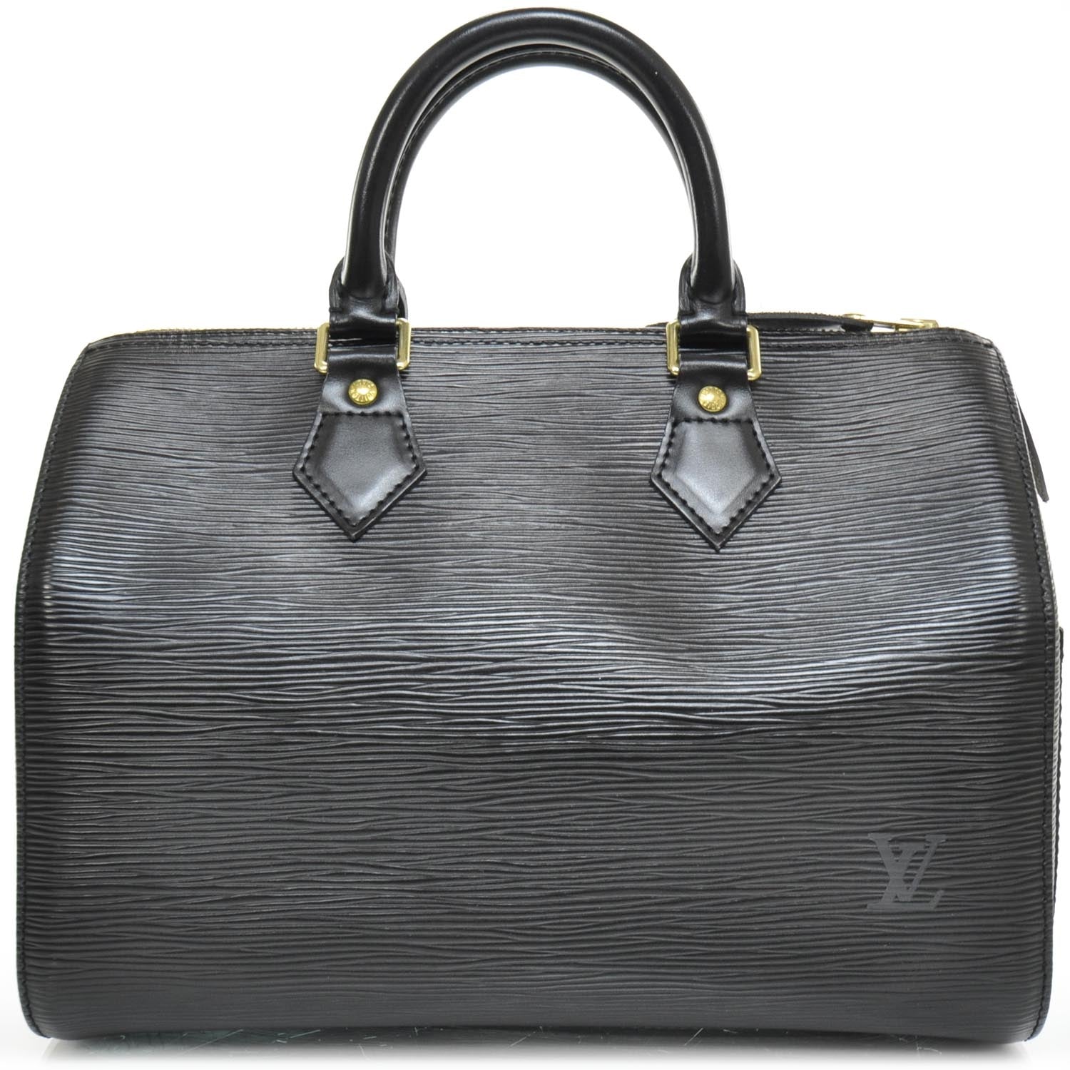 Louis Vuitton Epi Speedy 25 Black 1 of 9