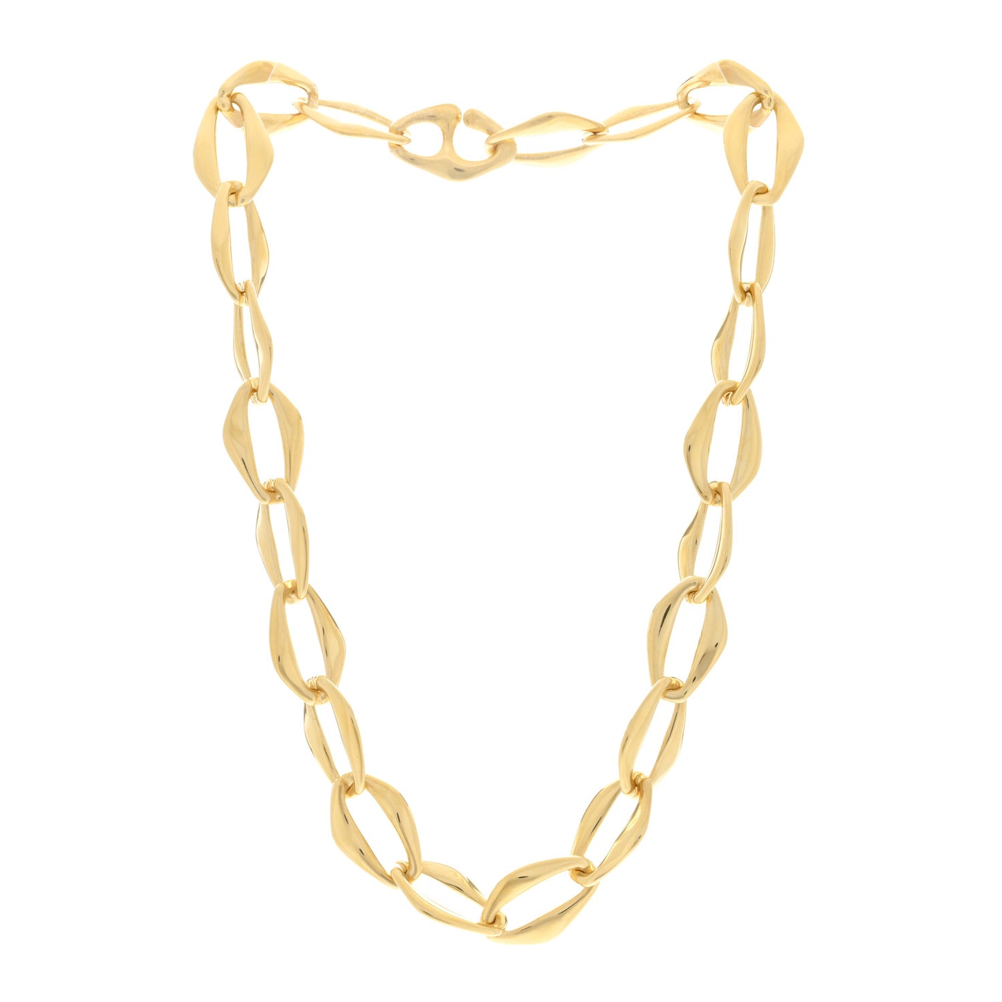 18K Yellow Gold Elsa Peretti Aegean Necklace 18"