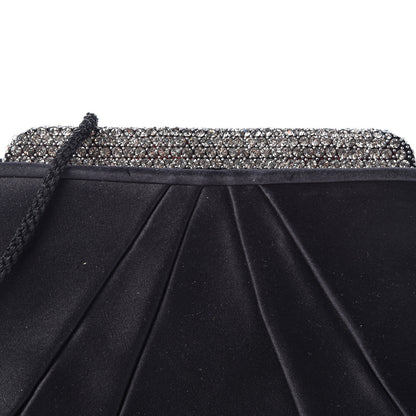 Judith Leiber Satin Crystal Evening Bag Black 10 of 10