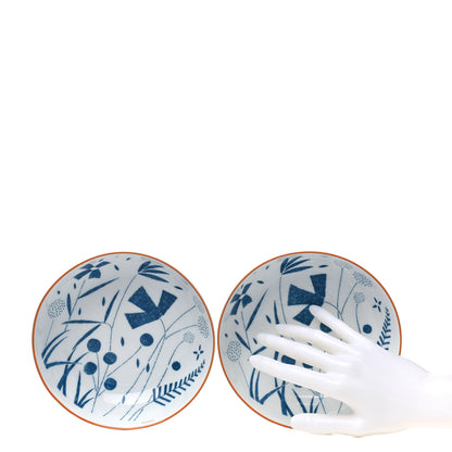 Hermes Porcelain Walk In The Garden Cereal Bowl Set of 2 2 of 5