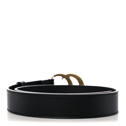Gucci Moon Calfskin Double G 30mm Belt 65 26 Black 2 of 4