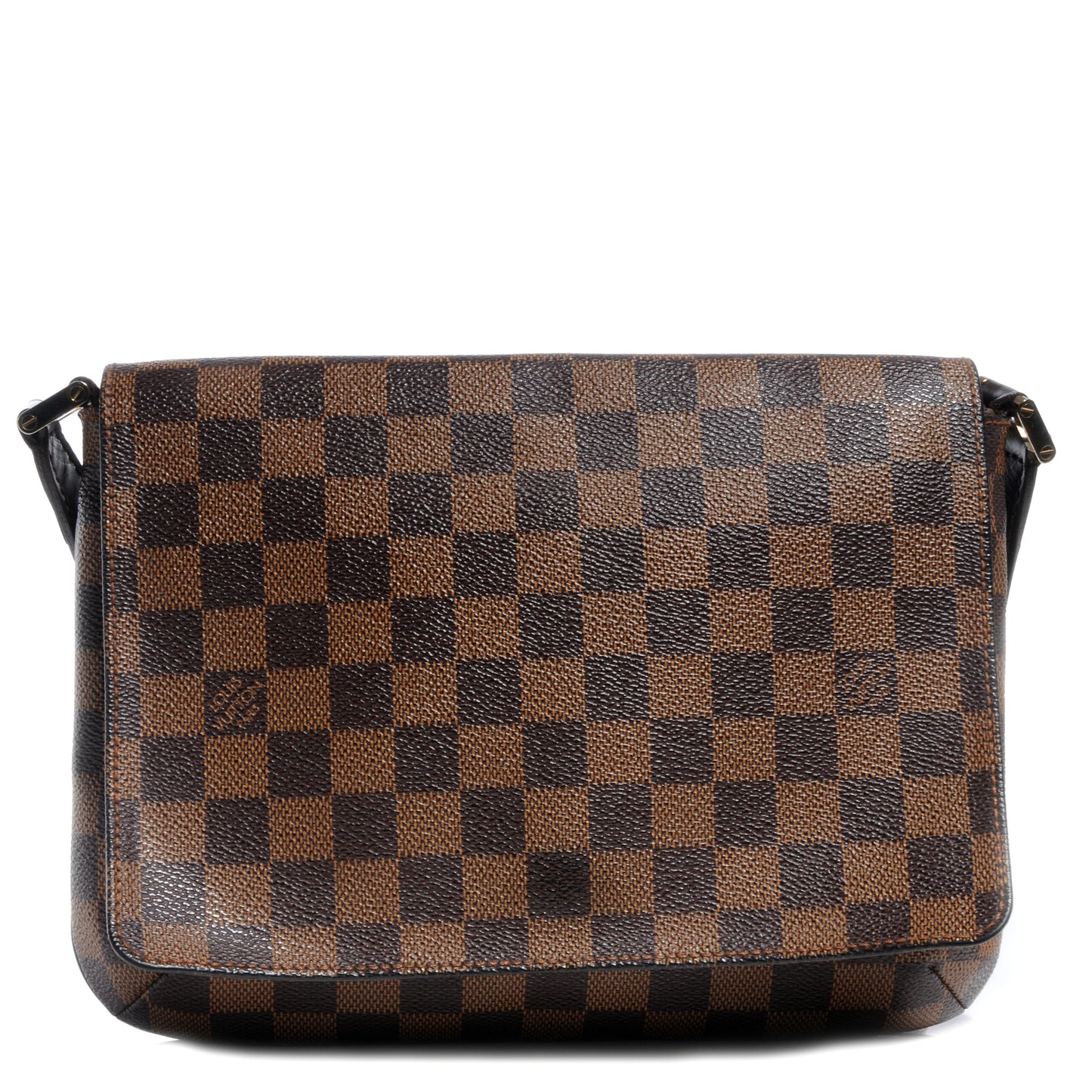 Damier Ebene Musette Tango Long Strap