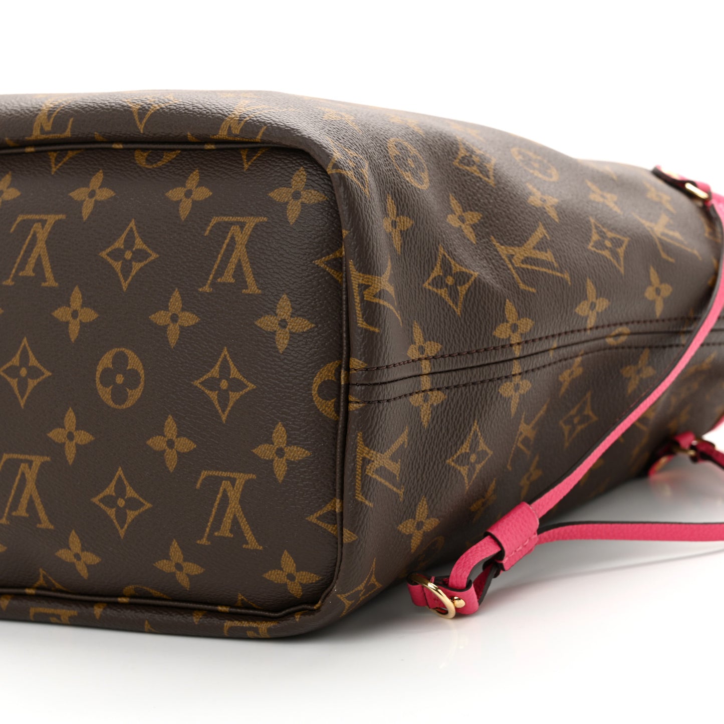Monogram Inside Out Neverfull Bandouliere MM Rose Pondichery