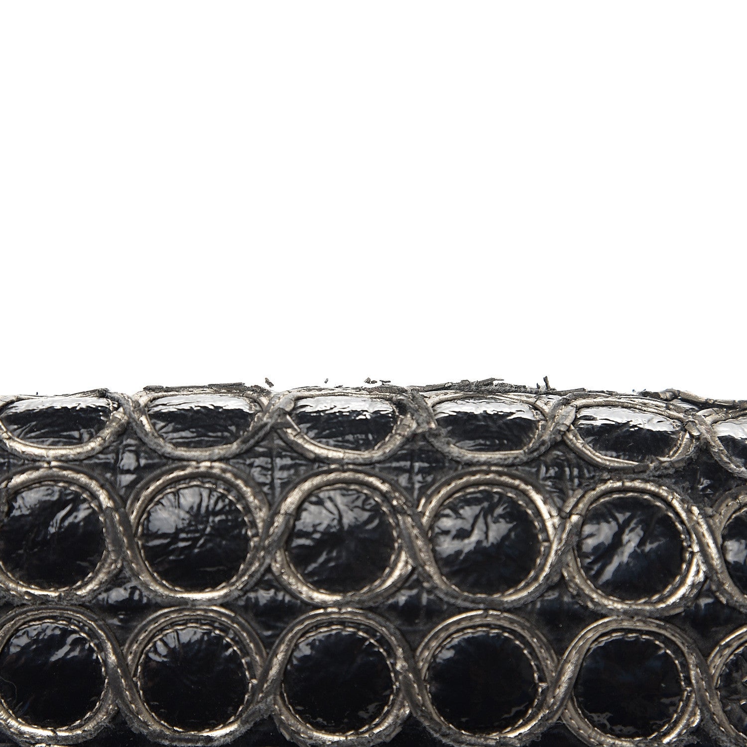 Chanel Distressed Patent Quilted Flap Bag Black 9 of 11