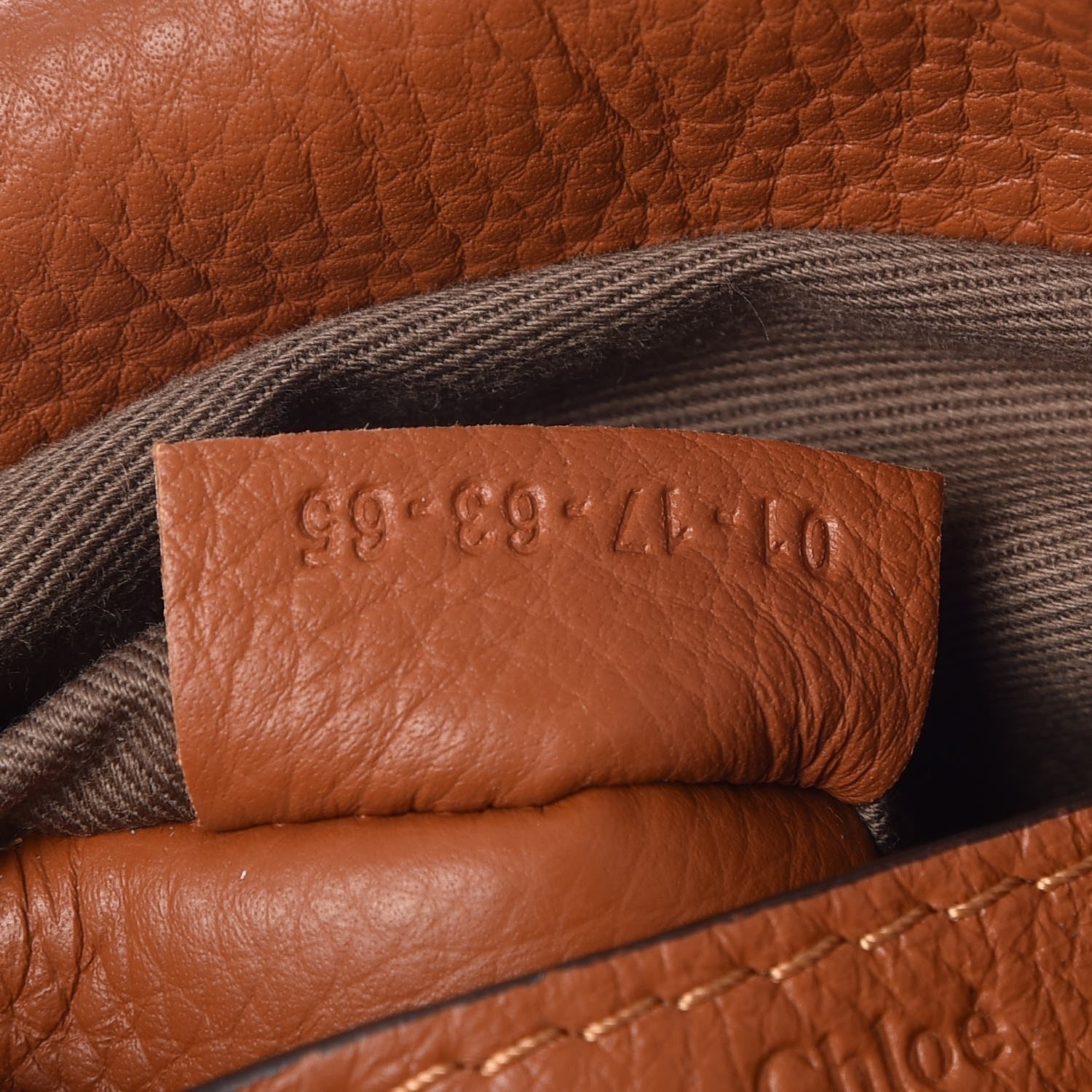 Chloe Calfskin Medium Marcie Round Crossbody Bag Tan 8 of 8