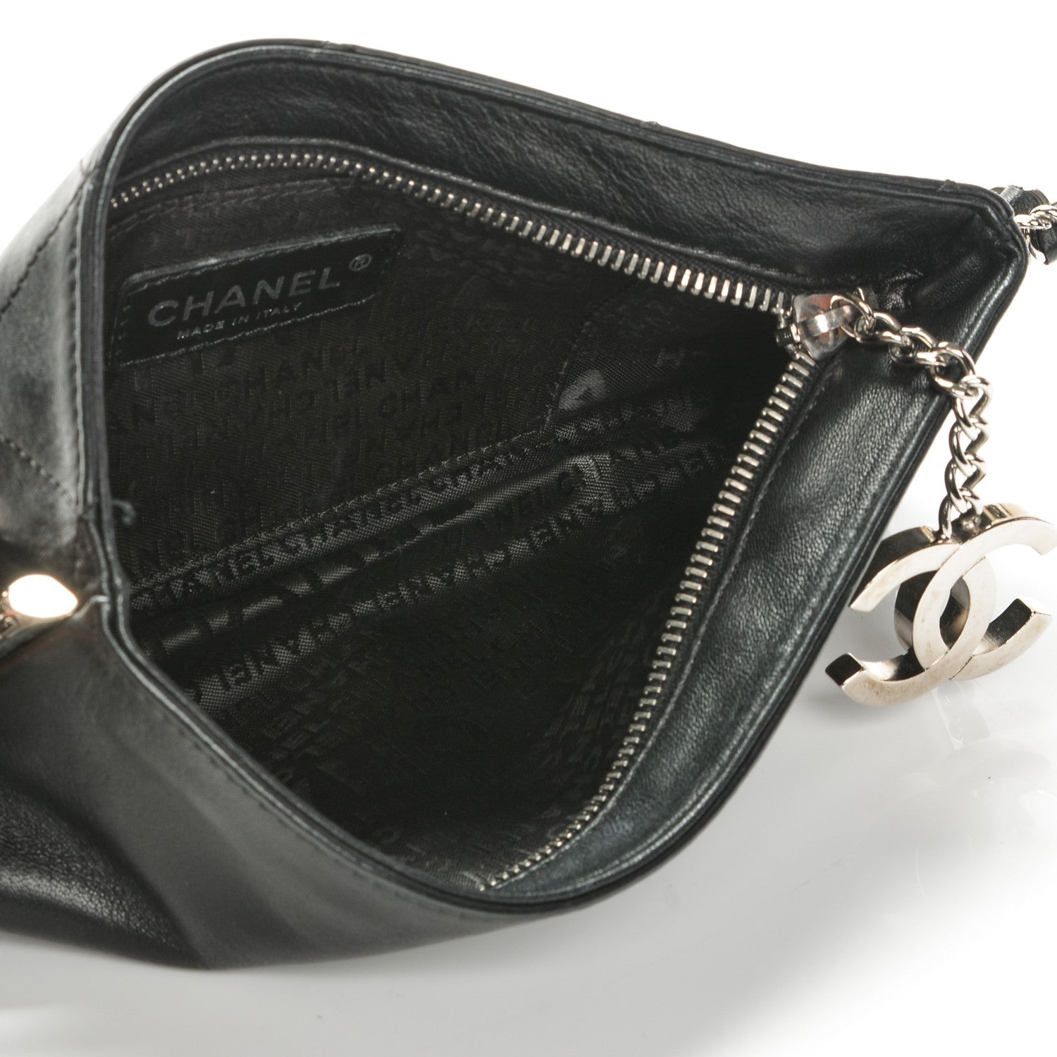 Chanel Lambskin Ultimate Soft Pochette Black 5 of 10