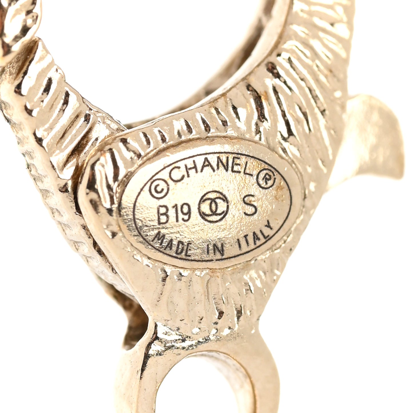 Crystal City of Lights Letter Chain Necklace Gold