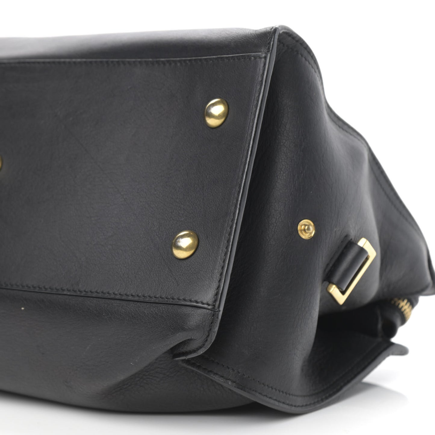 Calfskin Small Classic Y Cabas Black