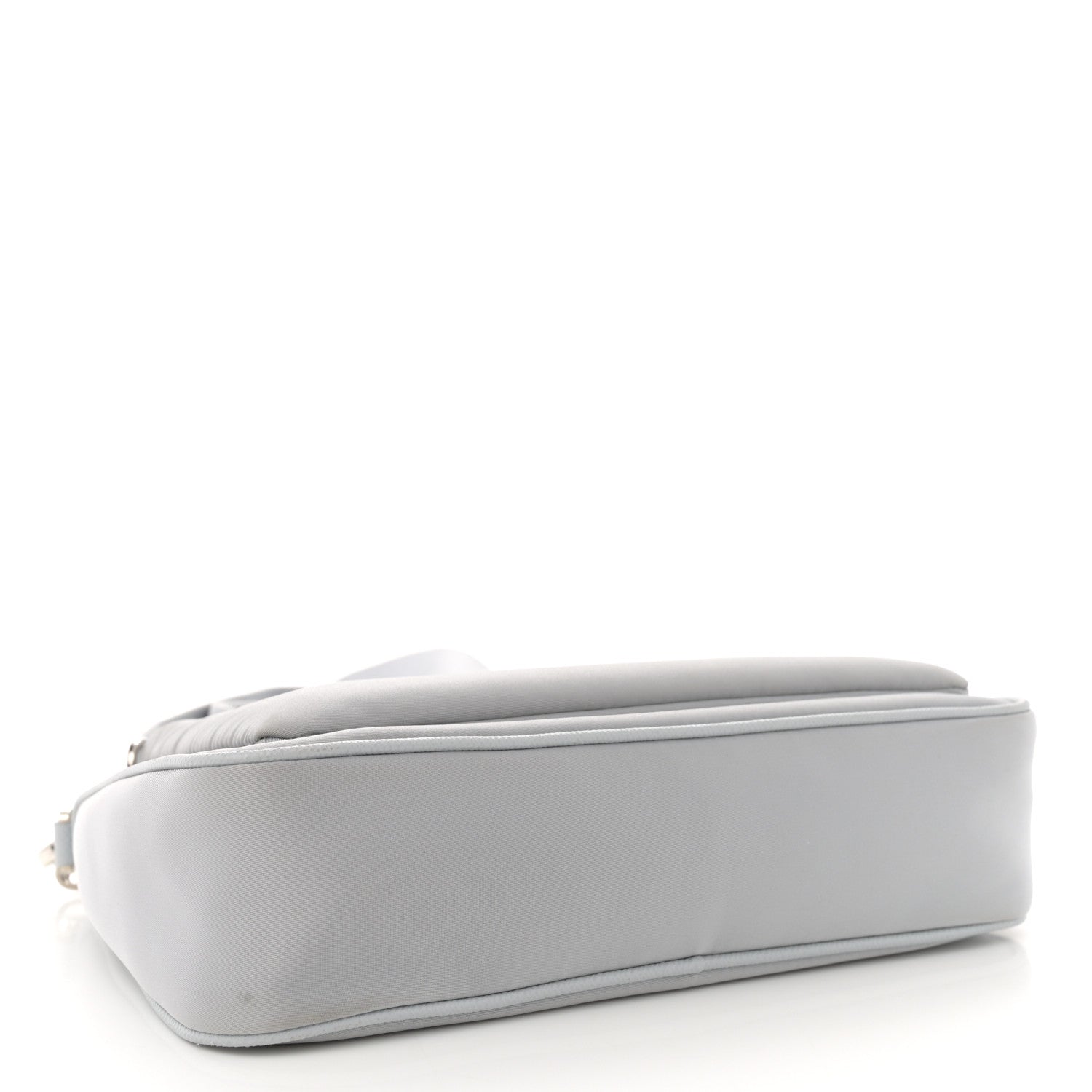 Prada Re-Nylon Saffiano Double Pouch Shoulder Bag Fiordaliso 4 of 13