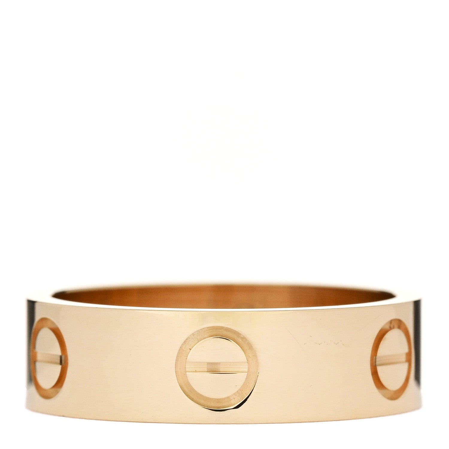 Cartier 18K Yellow Gold 3.5mm LOVE Wedding Band Ring 47 4 1 of 5