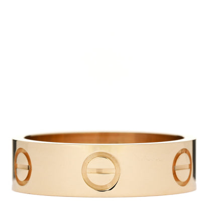 Cartier 18K Yellow Gold 3.5mm LOVE Wedding Band Ring 47 4 1 of 5
