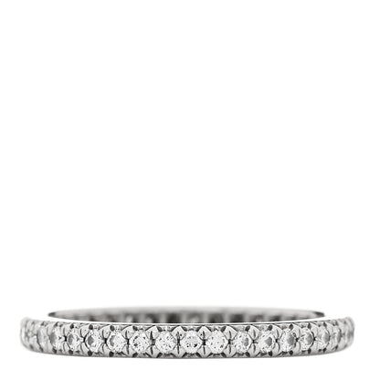 Tiffany Platinum Diamond .32ctw Soleste Eternity Band Ring 50 5.5 3 of 4
