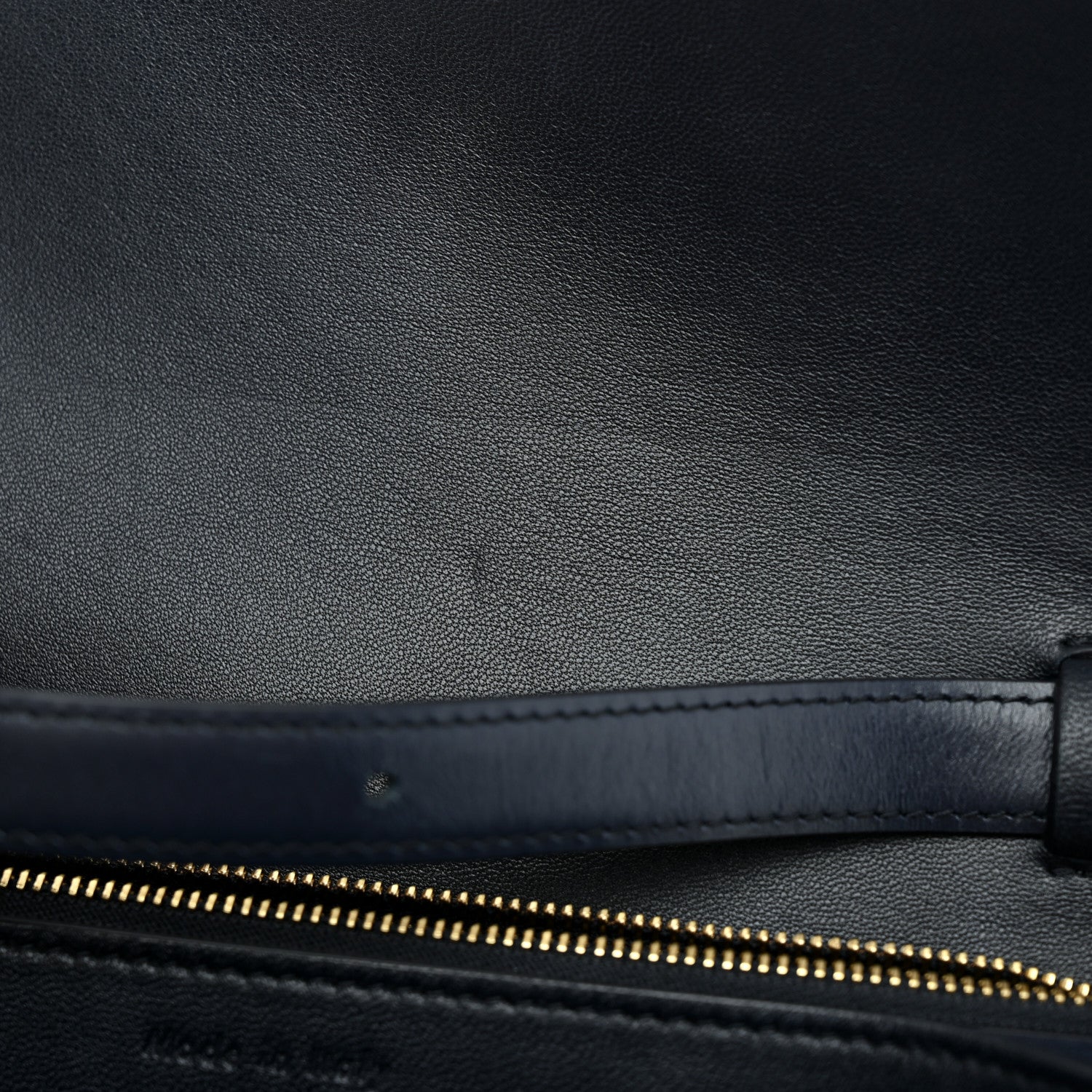 Celine Box Calfskin Medium Classic Box Flap Bag Navy 8 of 14