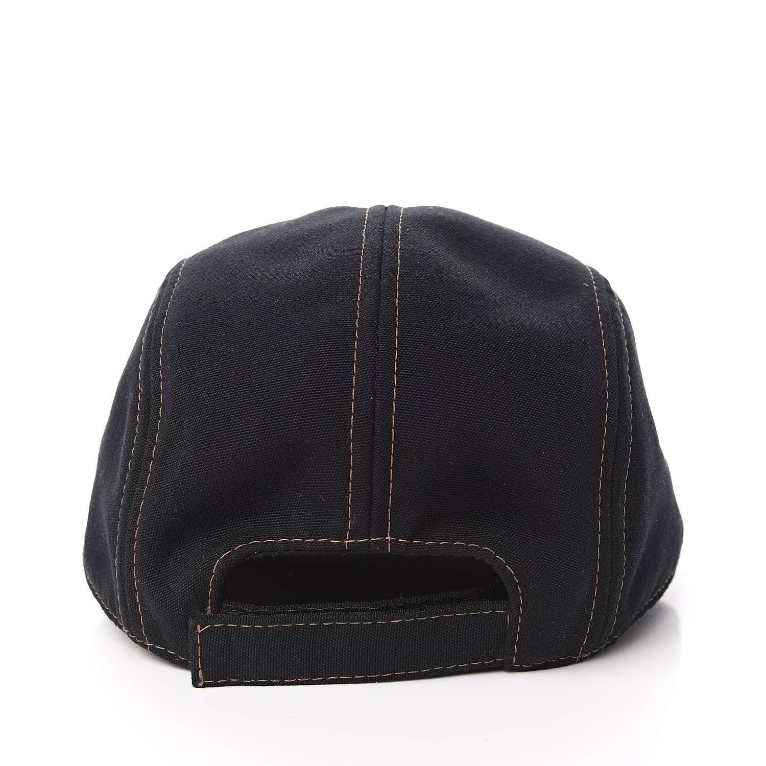 Fendi Canvas Vitello FF Baseball Hat Black 5 of 10