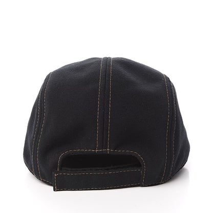 Fendi Canvas Vitello FF Baseball Hat Black 5 of 10