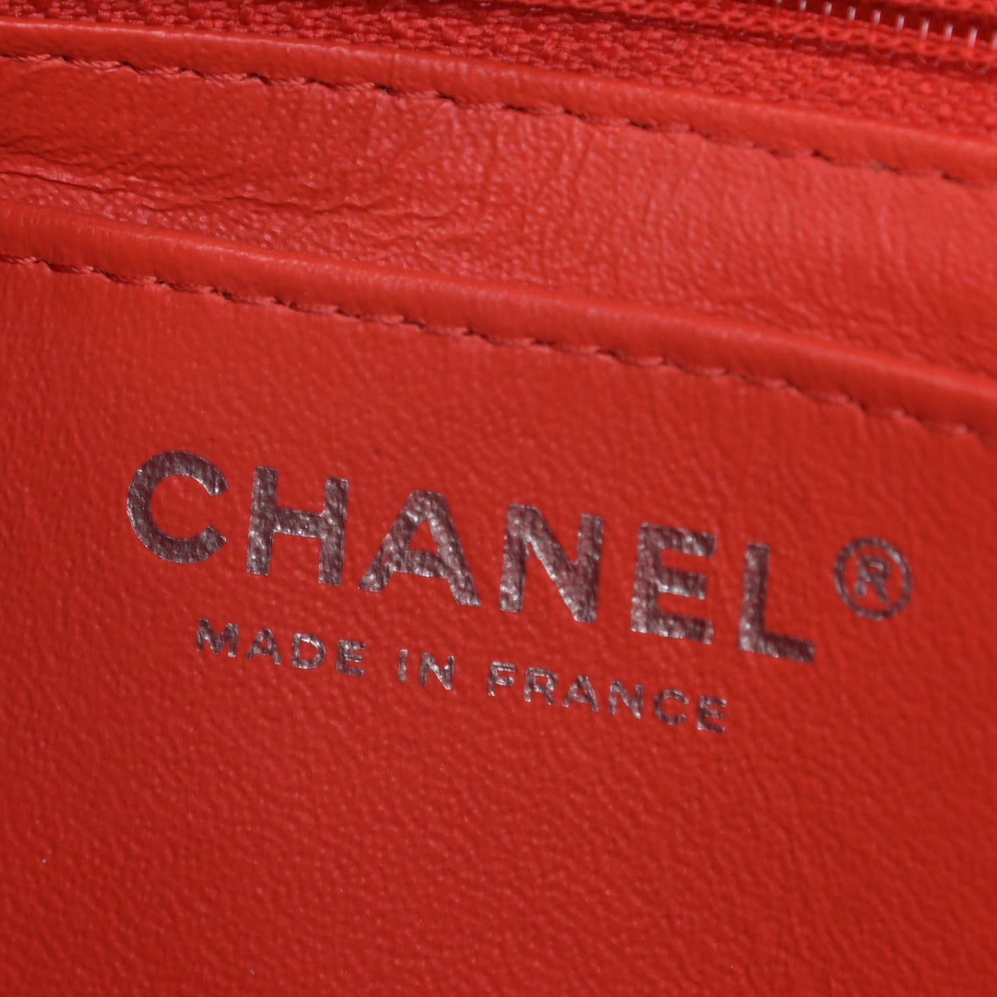 Lambskin Quilted Mini Rectangular Flap Red