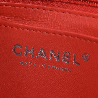 Chanel Lambskin Quilted Mini Rectangular Flap Red 8 of 11