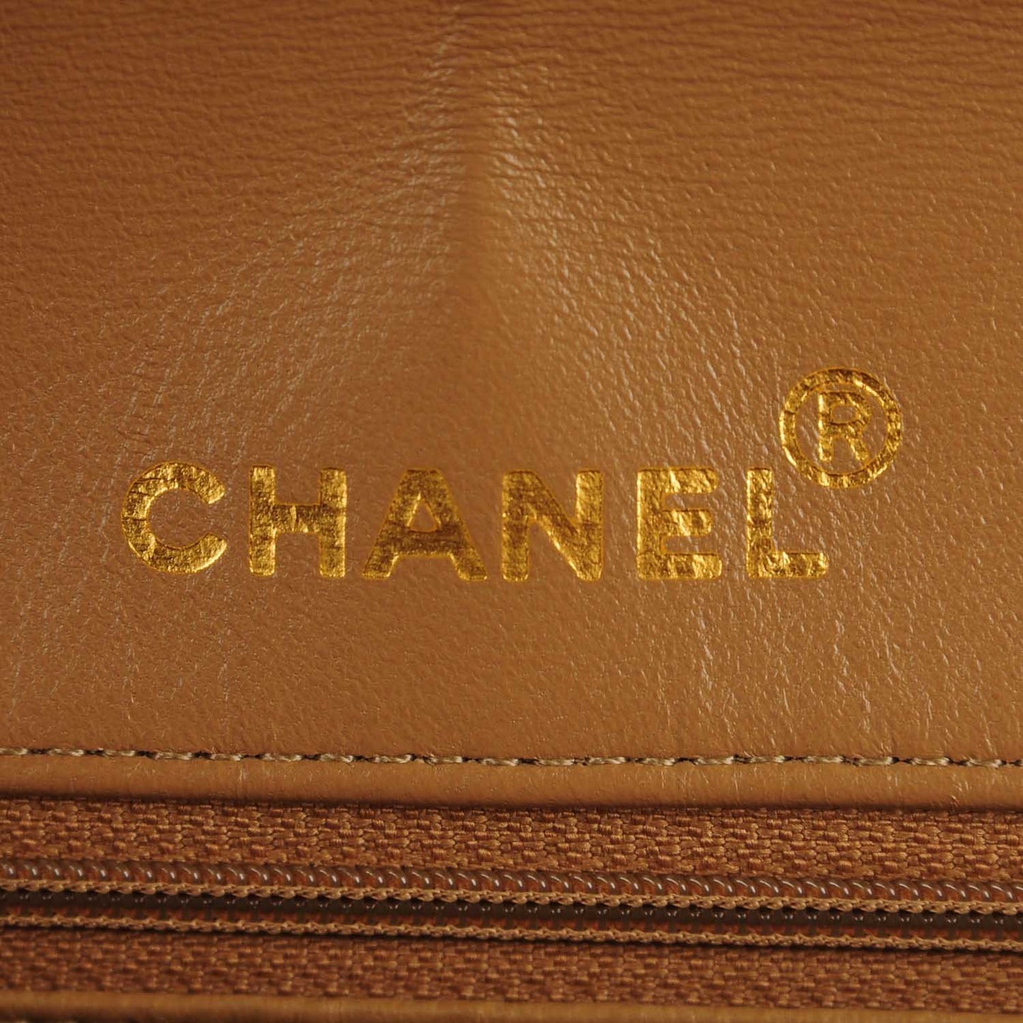 Lambskin Quilted Medium Single Flap Beige