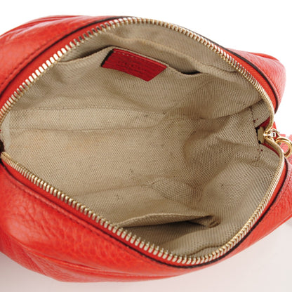 Gucci Pebbled Calfskin Small Soho Disco Bag Sun Orange 7 of 7