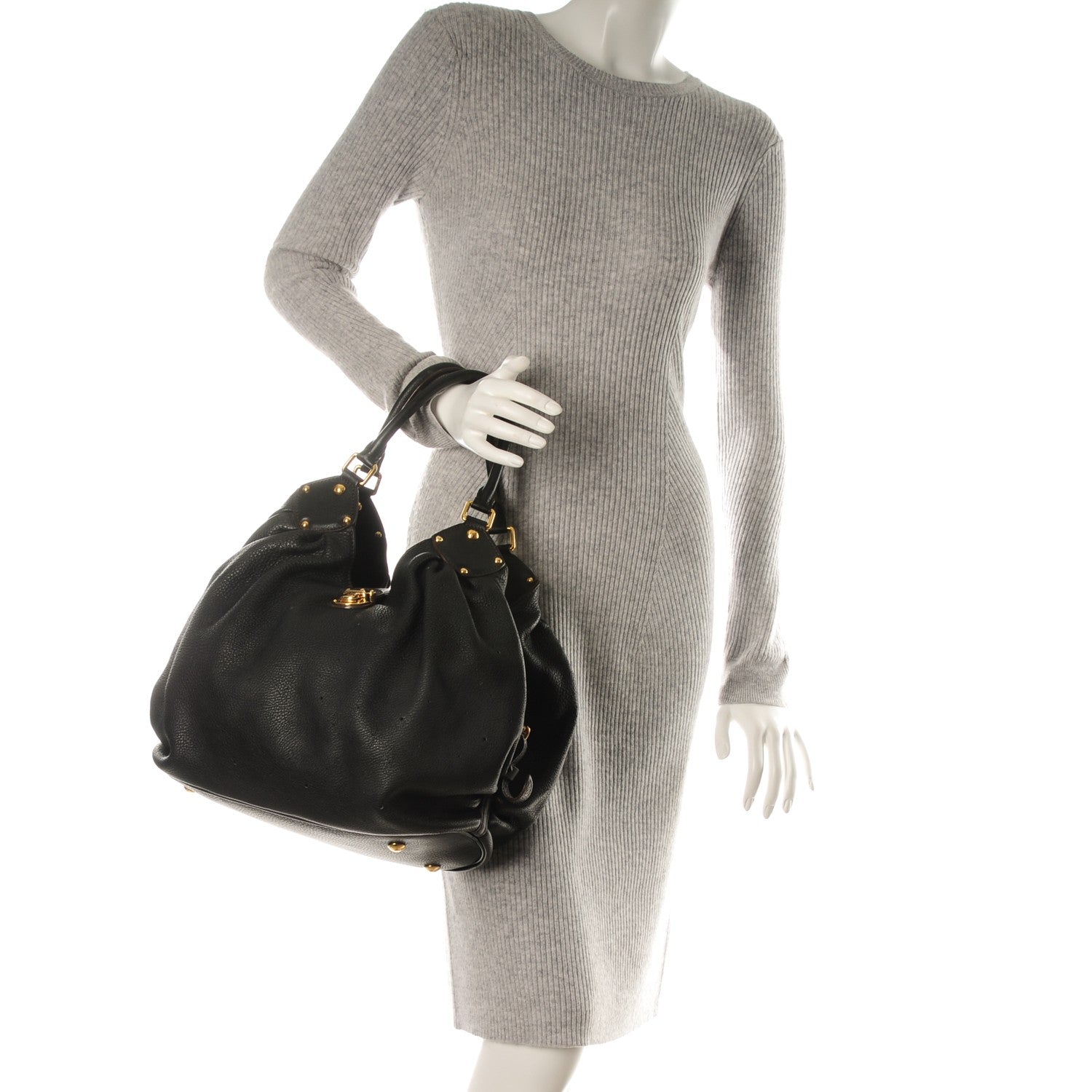 Louis Vuitton Mahina L Black 2 of 8