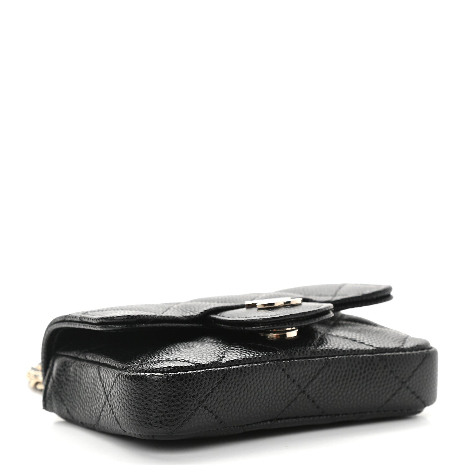 Chanel Caviar Quilted Mini Chain Belt Bag Black 4 of 10