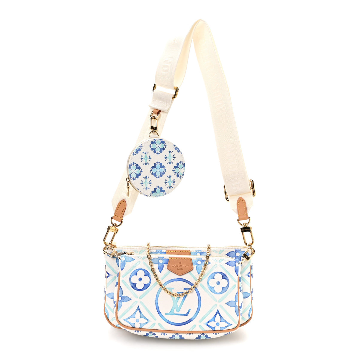 Louis Vuitton Monogram Giant By The Pool Multi Pochette Accessories Lagoon Blue 1 of 9