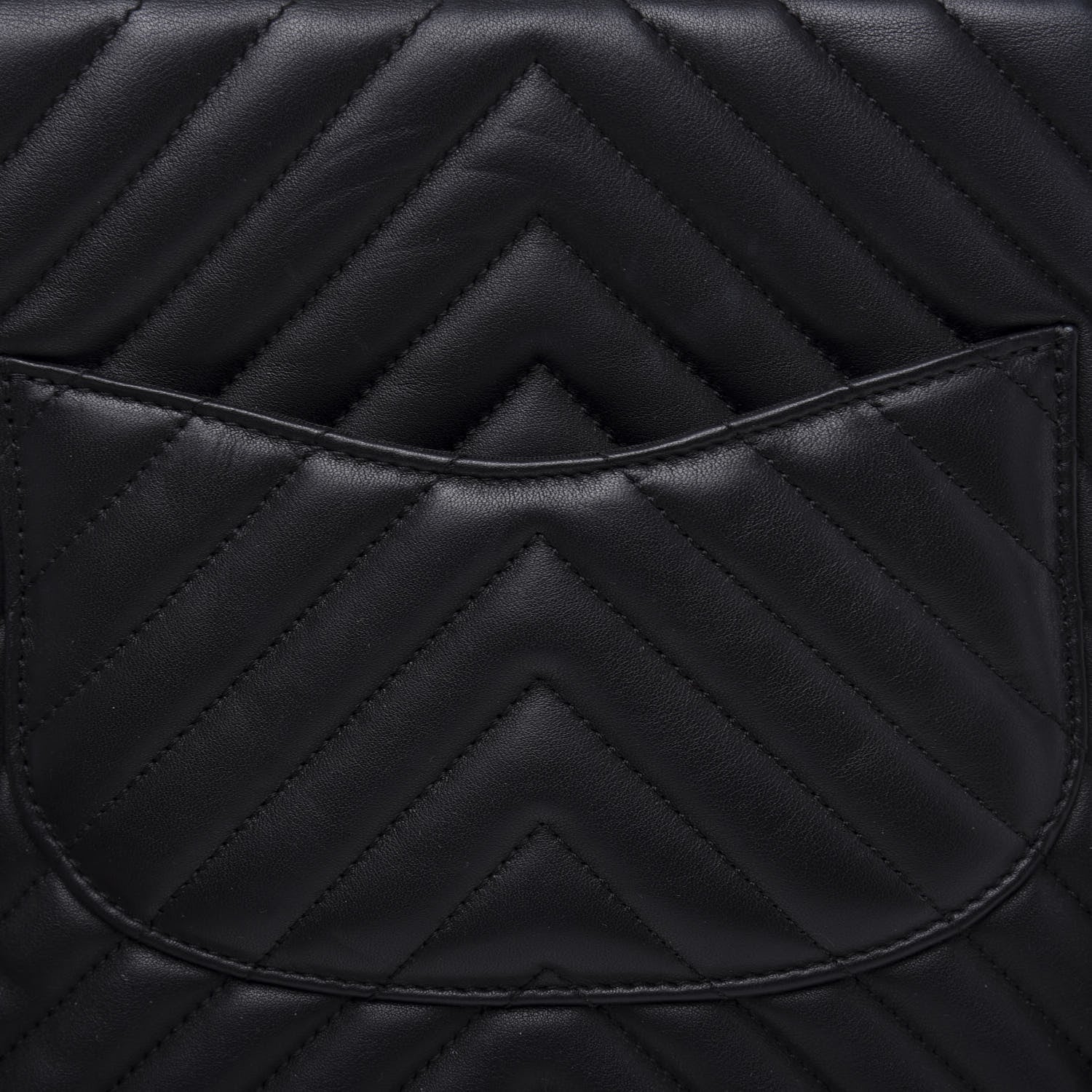 Chanel Calfskin Chevron Quilted Large Urban Spirit Backpack Black 12 of 13