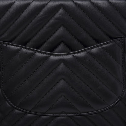 Chanel Calfskin Chevron Quilted Large Urban Spirit Backpack Black 12 of 13