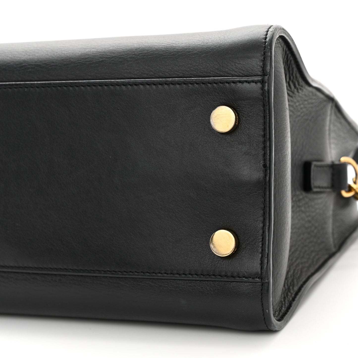 Calfskin Monogram Baby Cabas Black