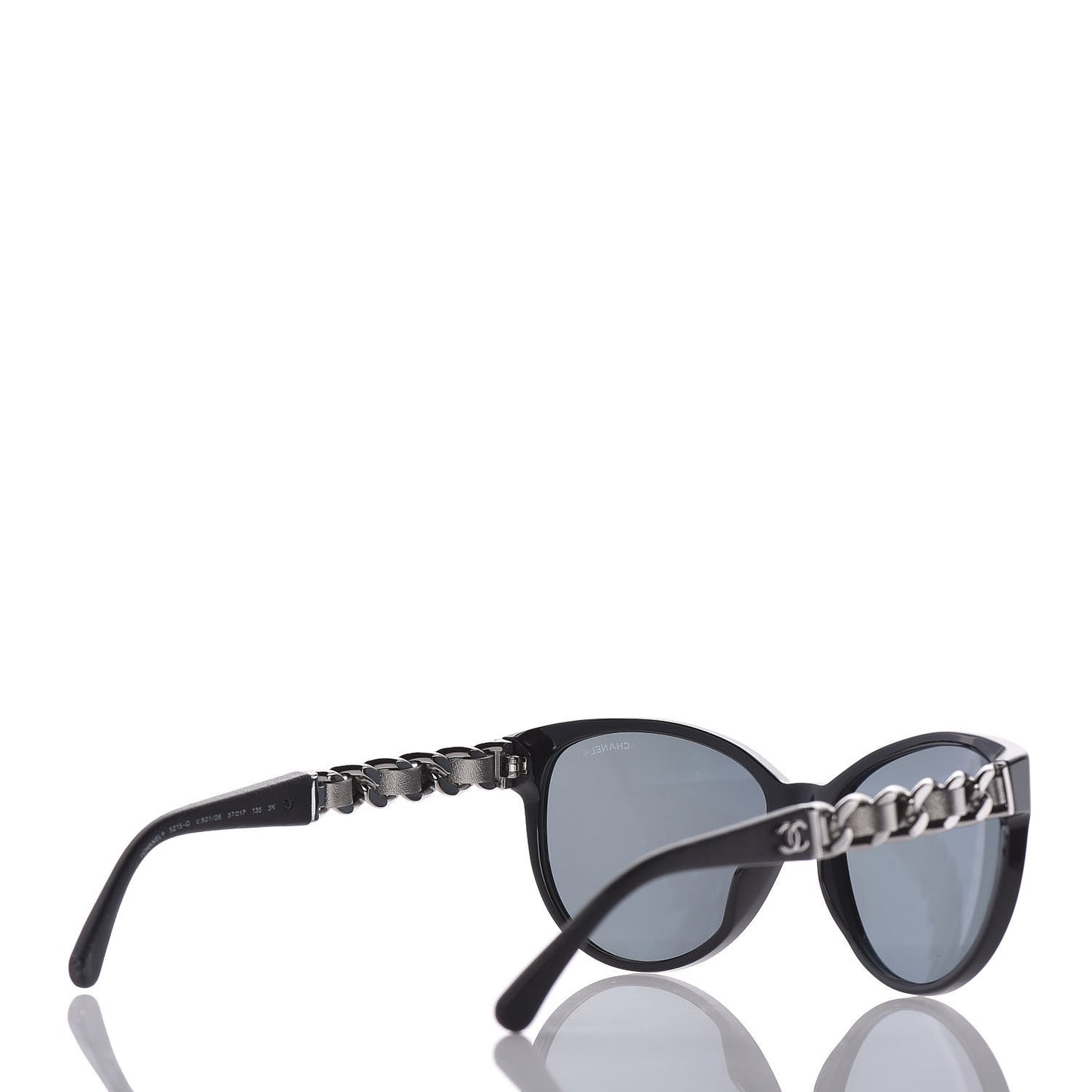 CC Chain Sunglasses 5215Q Black