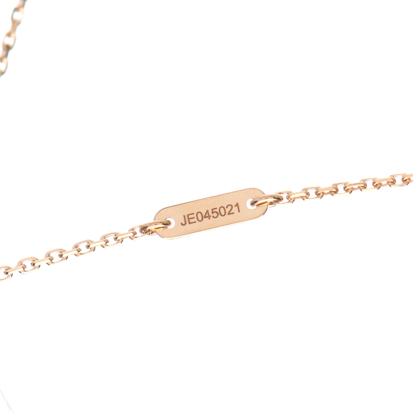 18K Rose Gold Sweet Alhambra Pendant Necklace