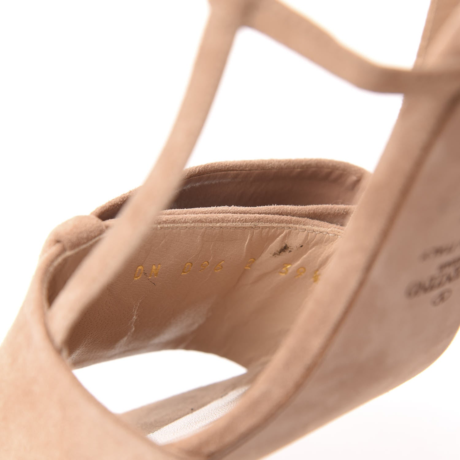 Valentino Garavani Suede Bowow Slingback Pumps 39.5 Beige 11 of 12