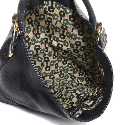 Gucci Leather Guccissima Trim Large Signoria Hobo Black 5 of 7