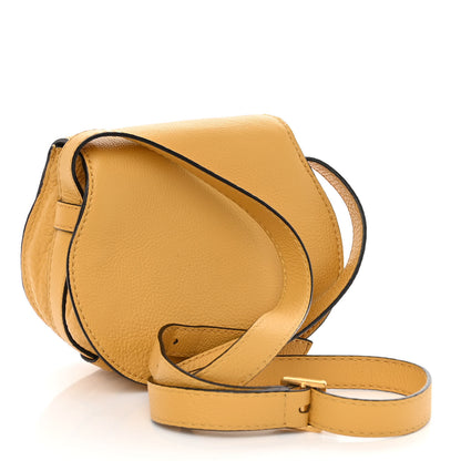 Chloe Calfskin Mini Marcie Round Crossbody Bag Dusty Yellow 3 of 9