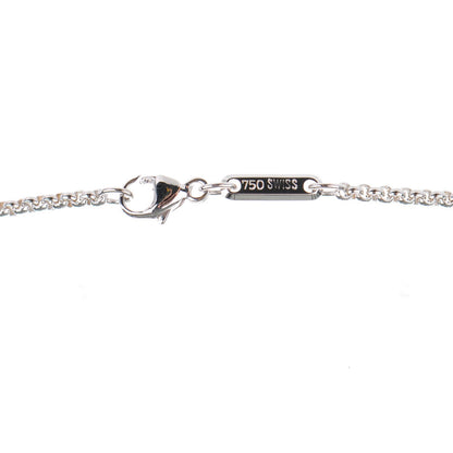 Chopard 18K White Gold Happy Diamonds Cross Pendant Necklace 4 of 5
