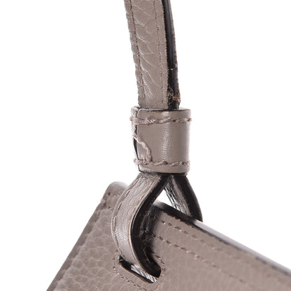 Gucci Cellarius Calfskin Medium Bamboo Daily Flap Shoulder Bag Storm Grey 13 of 15