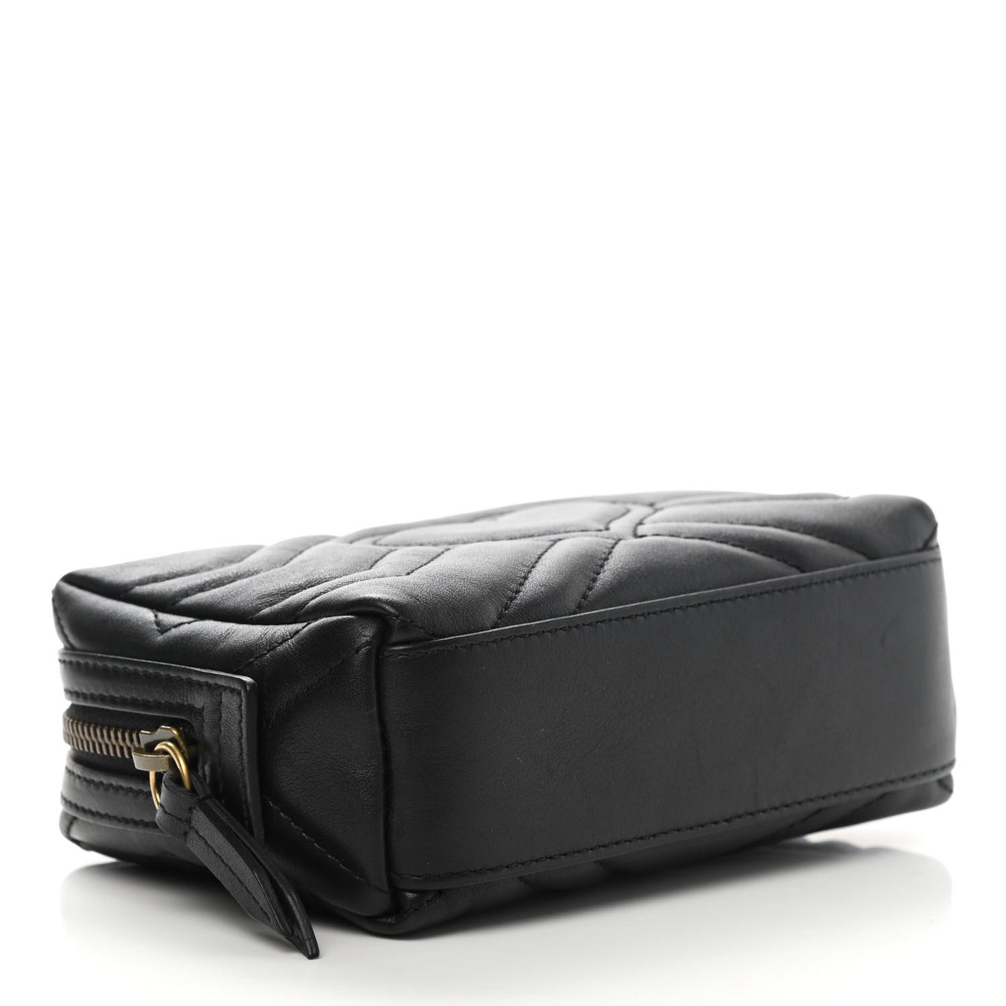 Calfskin Matelasse GG Marmont Cosmetic Case Black