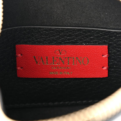 Valentino Garavani Grained Calfskin Small Rockstud All Over Crossbody Bag Black 6 of 9