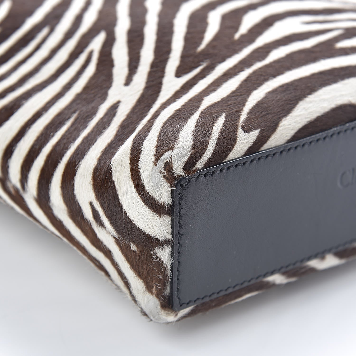Christian Dior Pony Hair Zebra Print Bag 9 of 14